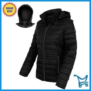Ultra Light Puffer Jacket Hooded Slim Fit Winter Coat for Women Outdoor Hiking